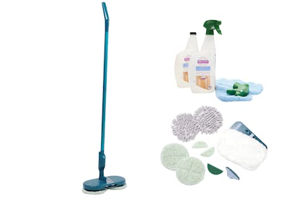 1 Hover Scrubber Mop + 1 Rejuvenate Cleaning Bundle