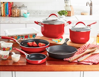 walmart pioneer woman 19 piece cookware set red 2022 1669907981 1669907981