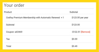 Craftsy Cart Image Black Friday