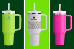 Hurry! 40-Ounce Stanley Quencher Tumbler Marked Down to $19.99 — Won’t Last card image