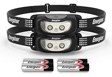 Energizer LED Headlamp 2-Pack