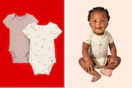 Walmart Modern Moments baby bodysuit set