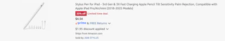 Amazon Stylus Pen for iPad 2026 2