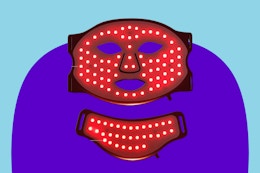 B0DQTY8Z52 Red, Green, Blue, Purple, Orange, Cyan, White Light Therapy Face and Neck Mask, 1200mAh, 309 LEDs