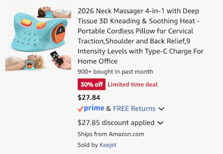 Amazon Neck Massager 2026 2
