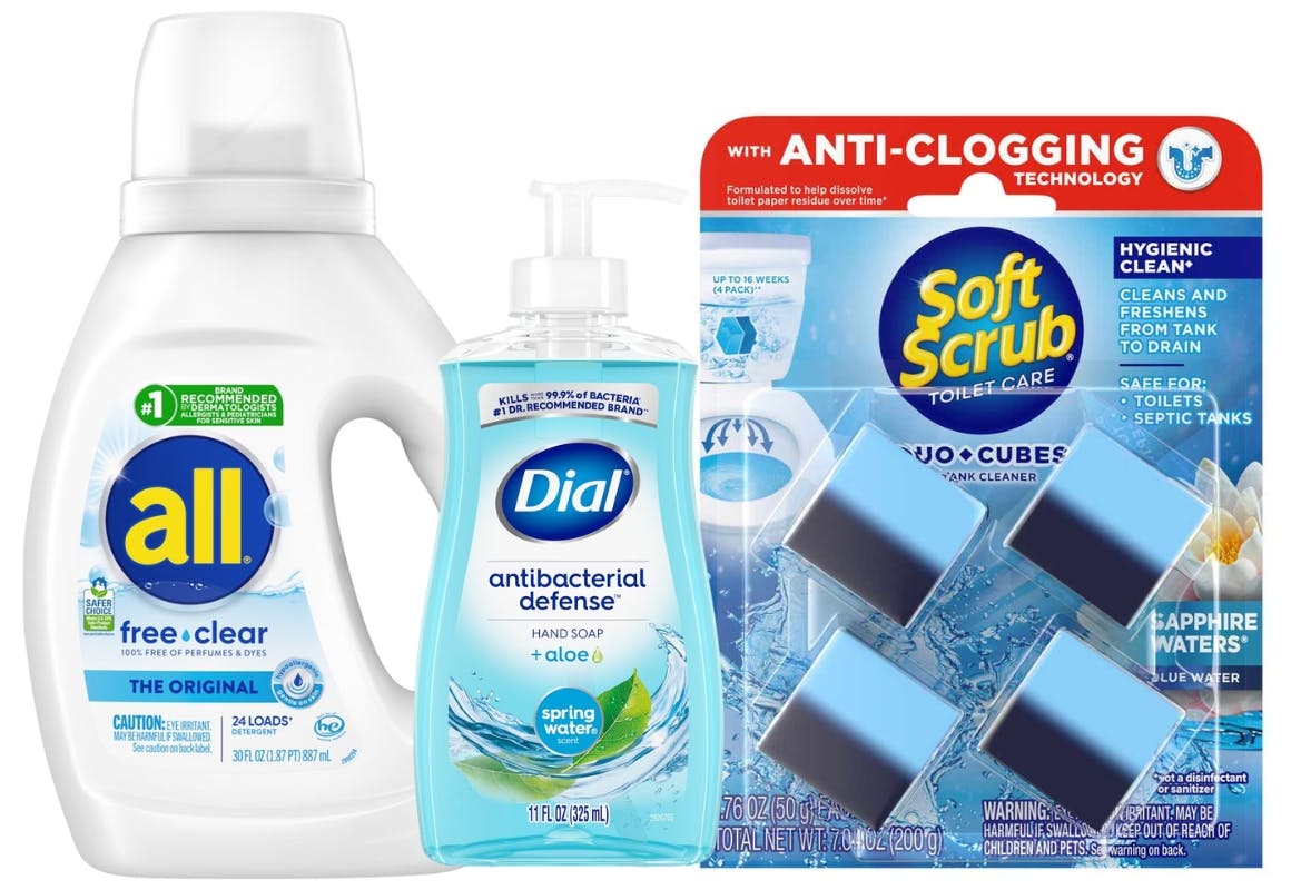 1 All + 2 Soft Scrub + 1 Dial