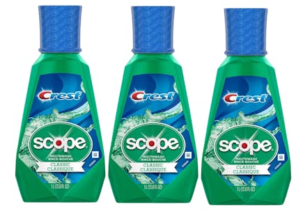 3 Crest Mouthwash