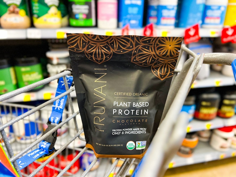 truvani protein powder in walmart cart