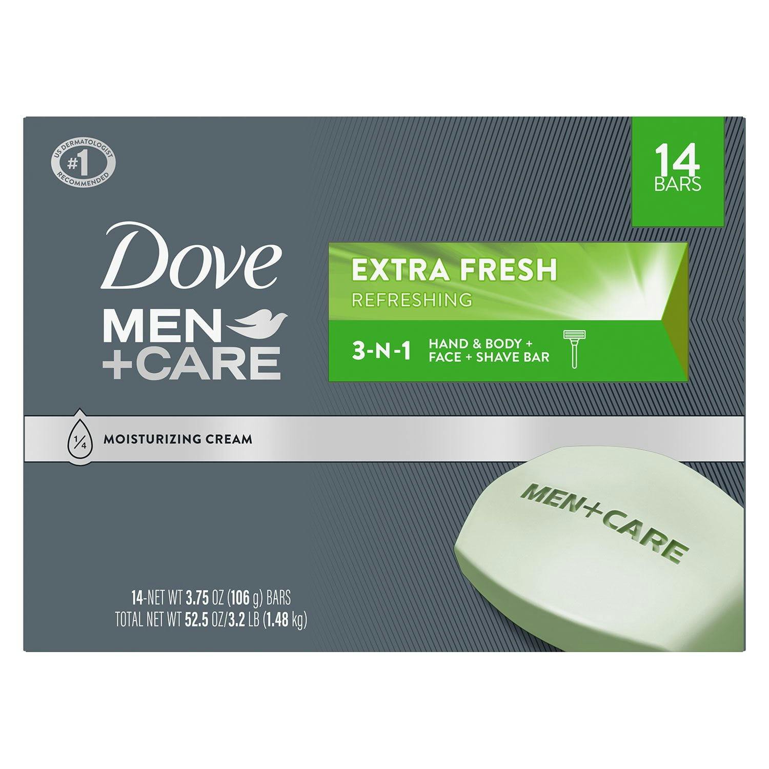 Dove Men+Care Bar Soap 14-Pack
