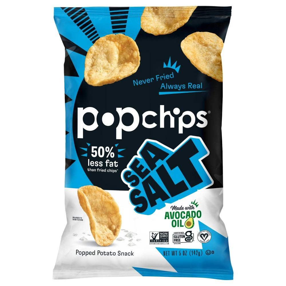 2 Popchips Potato Chips Bags