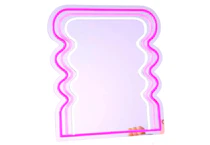 Neon Wavy Mirror
