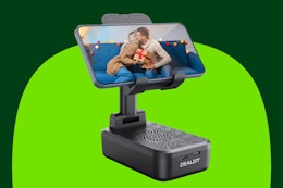 Phone Stand with Bluetooth Speaker