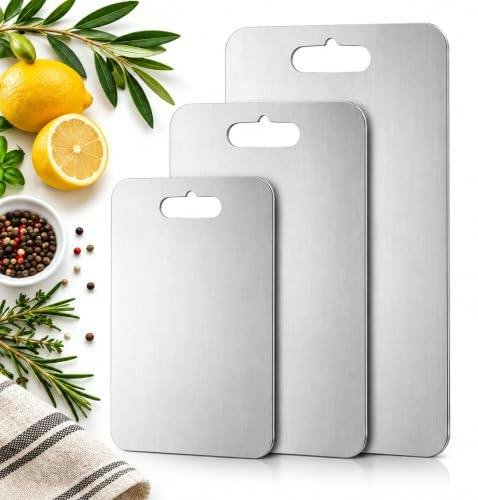 Titanium Cutting Board Set