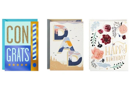 3 Hallmark Cards