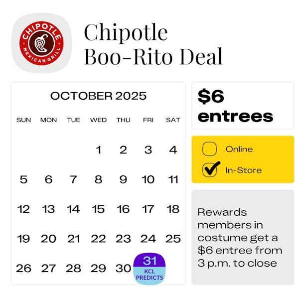 Chipotle Boo-rito Deal — October 2025