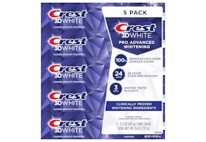 Crest 3D White Toothpaste 5-Pack