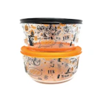 Halloween Glass Food Storage Set