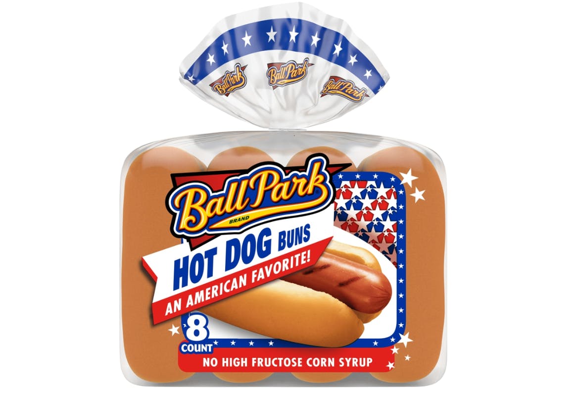 2 Ball Park Buns Packs
