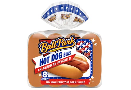 2 Ball Park Buns Packs