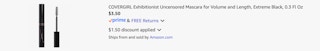 Amazon Covergirl Uncensored Mascara 2025