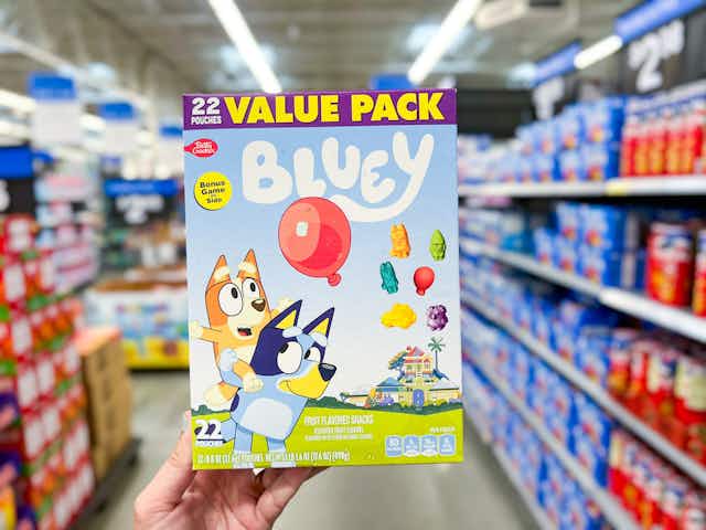 Bluey Fruit Snacks 10-Pack, as Low as $1.54 on Amazon  card image