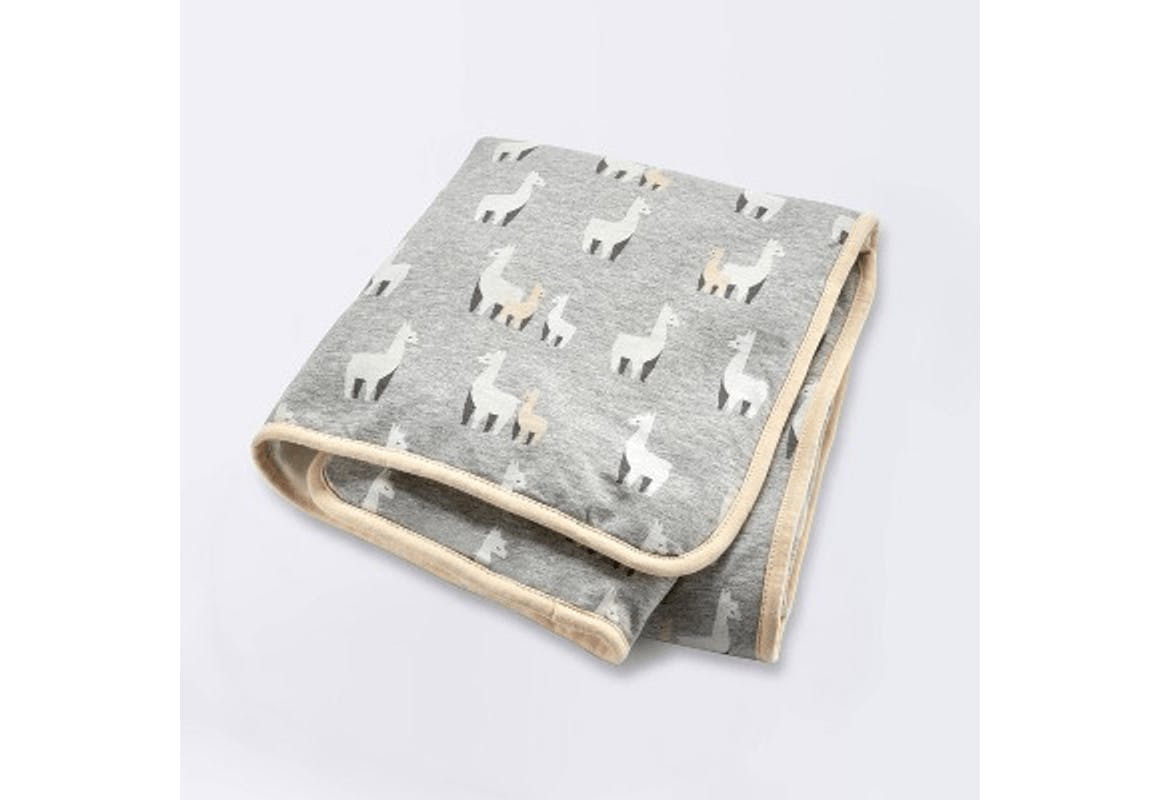 Cloud Island Reversible Plush Blanket