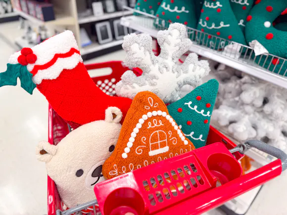 Buy Christmas Throw Pillows for $7 or Less at Target  (Reg. $10)