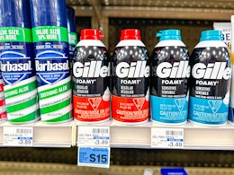 Gillette Foamy Shave Cream, Only $1.19 Each at CVS card image