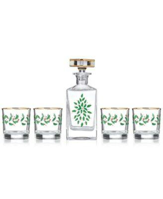 Lenox Holiday Whiskey Set