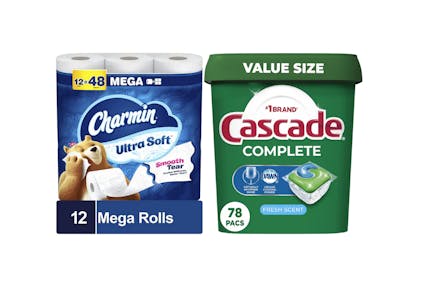 Charmin + Cascade