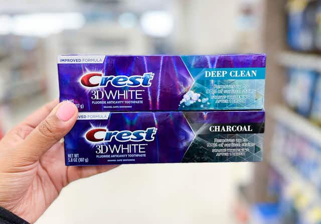 Crest Whitening Toothpaste, Only $0.19 Each at CVS card image