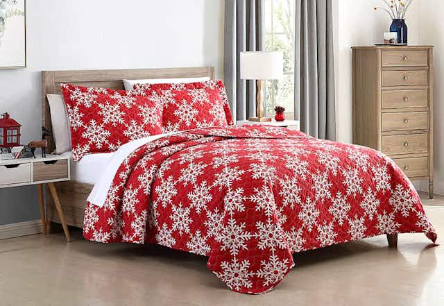 Holiday-Themed Quilt Sets, as Low as $22 at Zulily card image