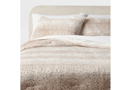 Threshold Faux Fur Comforter Set