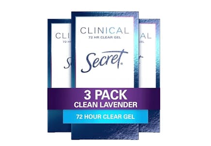 Secret Clinical Deodorant 3-Pack