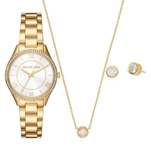 Michael Kors Watch, Earrings & Necklace Set