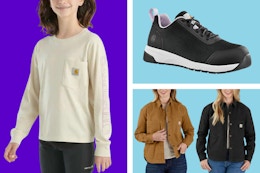 Carhartt Apparel Deals for the Family: Prices Start at Just $9.95 card image