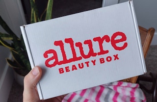 allure beauty box in hand