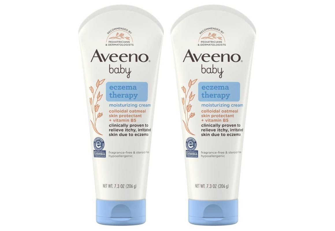 2 Aveeno Baby Eczema Creams