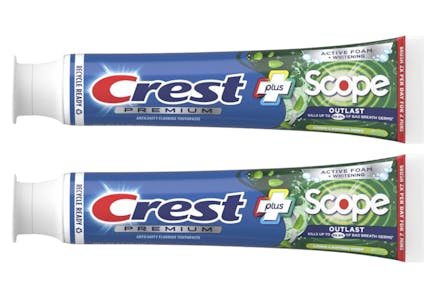 2 Crest Toothpastes