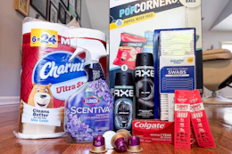 a big haul of items from walmart