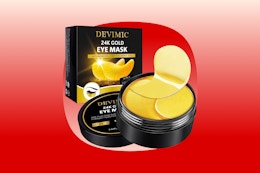 Flash Deal: 30 Pairs of Golden Eye Masks, $10.59 at Walmart (Reg. $16.99) card image