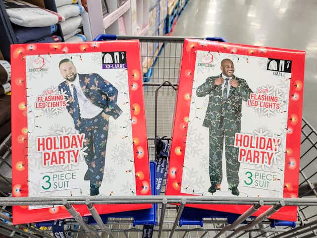 3-Piece Christmas Suits With LED Lights, Just $29.98 at Sam's Club card image