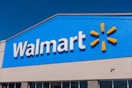 The front of a Walmart store.