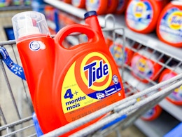 A $4 Walmart Cash Rebate Takes Tide Detergent Down to Just $0.16 per Load card image