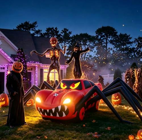 Giant Halloween Inflatable Spider Car