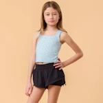 Kids' Ruffle Back Tank Top