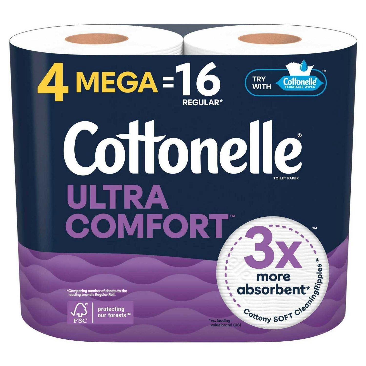 2 Cottonelle Toilet Paper Packs