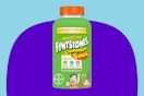 Flintstone sour gummy bottle on KCL template