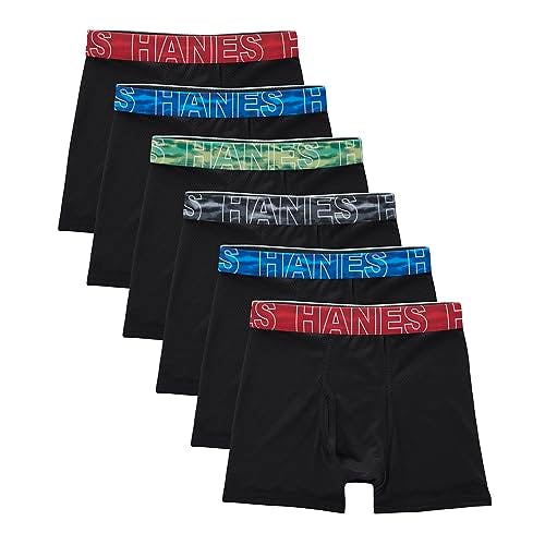 Hanes Kids' Boxer Briefs 6-Pack