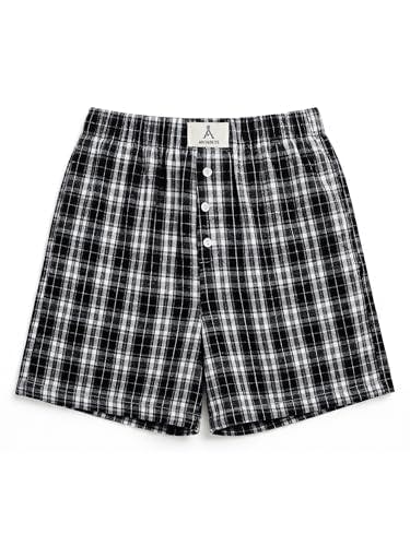 Women's Gingham Boxer Shorts